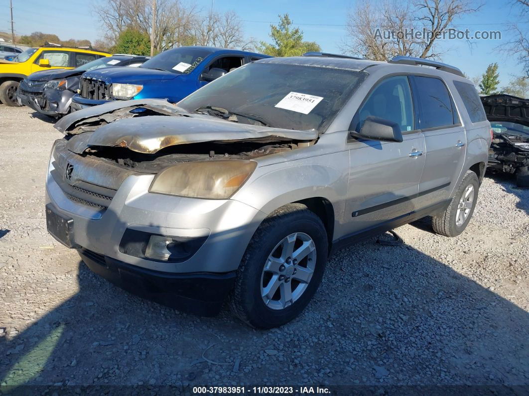 2008 Saturn Outlook Xe Silver vin: 5GZER13748J156931