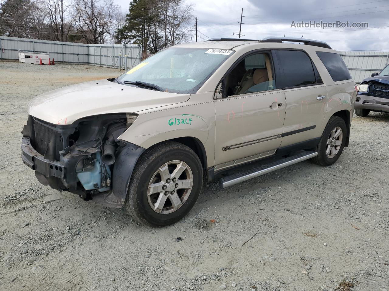 2008 Saturn Outlook Xe Gold vin: 5GZER13748J165385