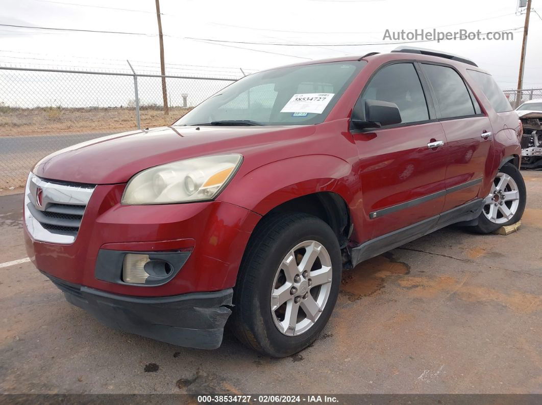 2008 Saturn Outlook Xe Burgundy vin: 5GZER13748J177164