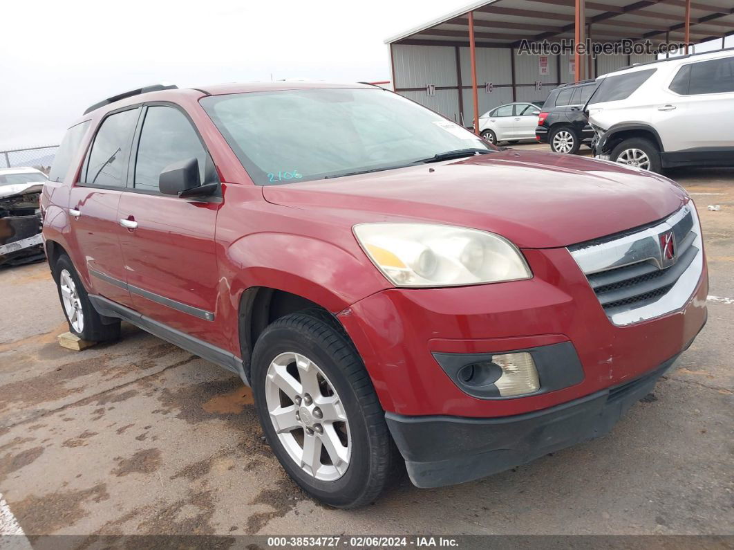 2008 Saturn Outlook Xe Burgundy vin: 5GZER13748J177164