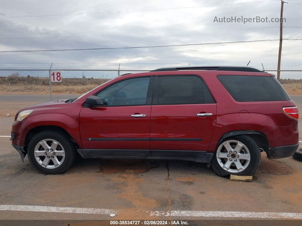 2008 Saturn Outlook Xe Burgundy vin: 5GZER13748J177164