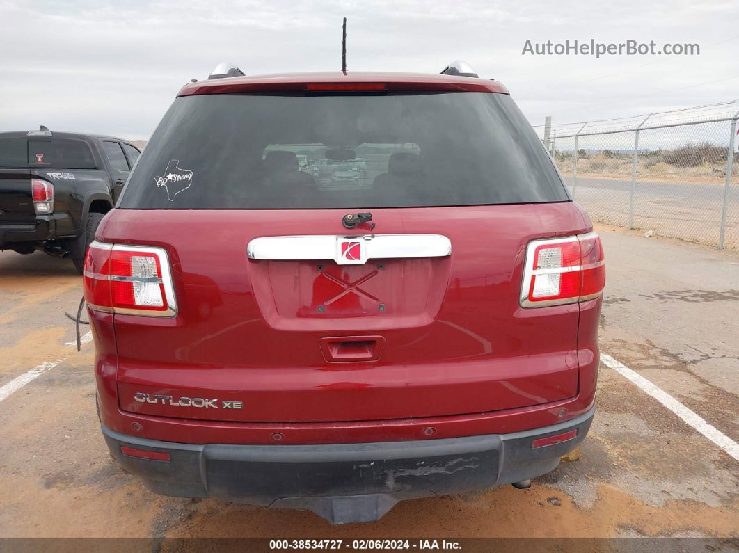 2008 Saturn Outlook Xe Burgundy vin: 5GZER13748J177164