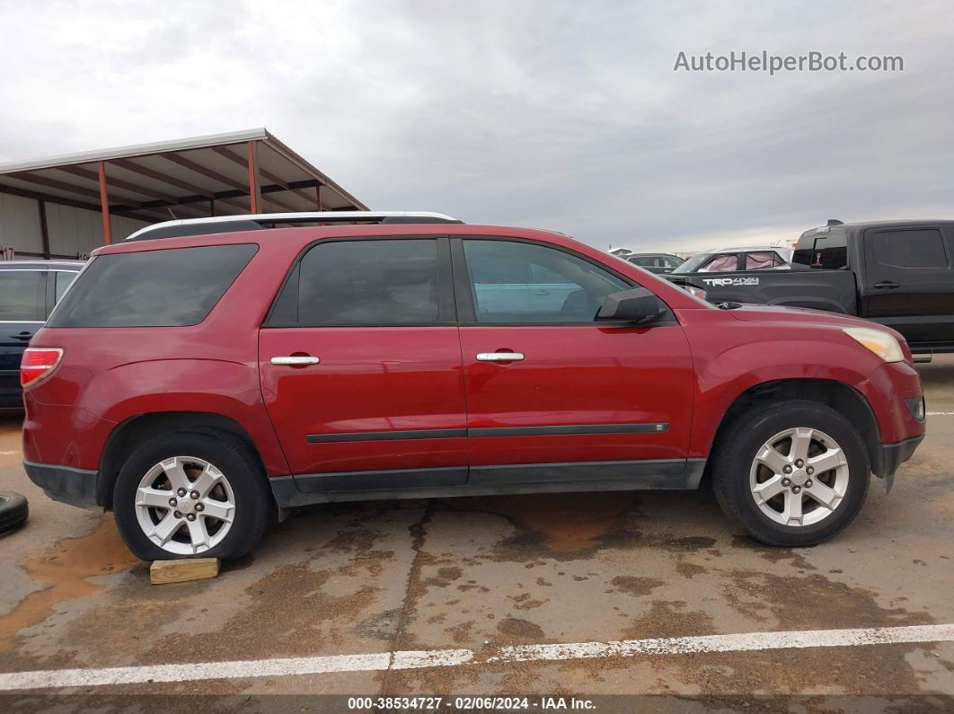 2008 Saturn Outlook Xe Burgundy vin: 5GZER13748J177164