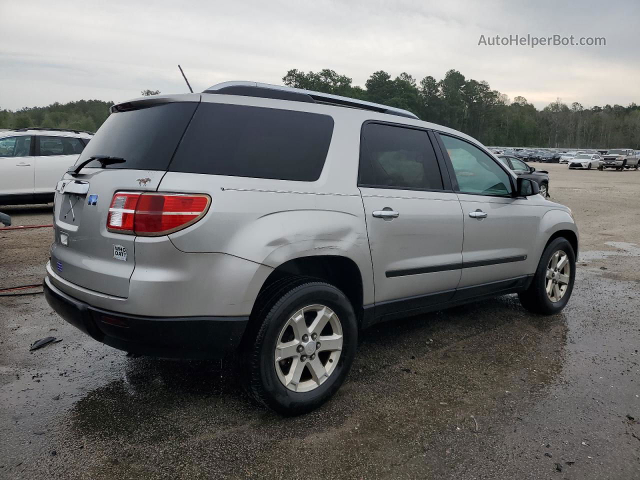 2008 Saturn Outlook Xe Silver vin: 5GZER13748J291732