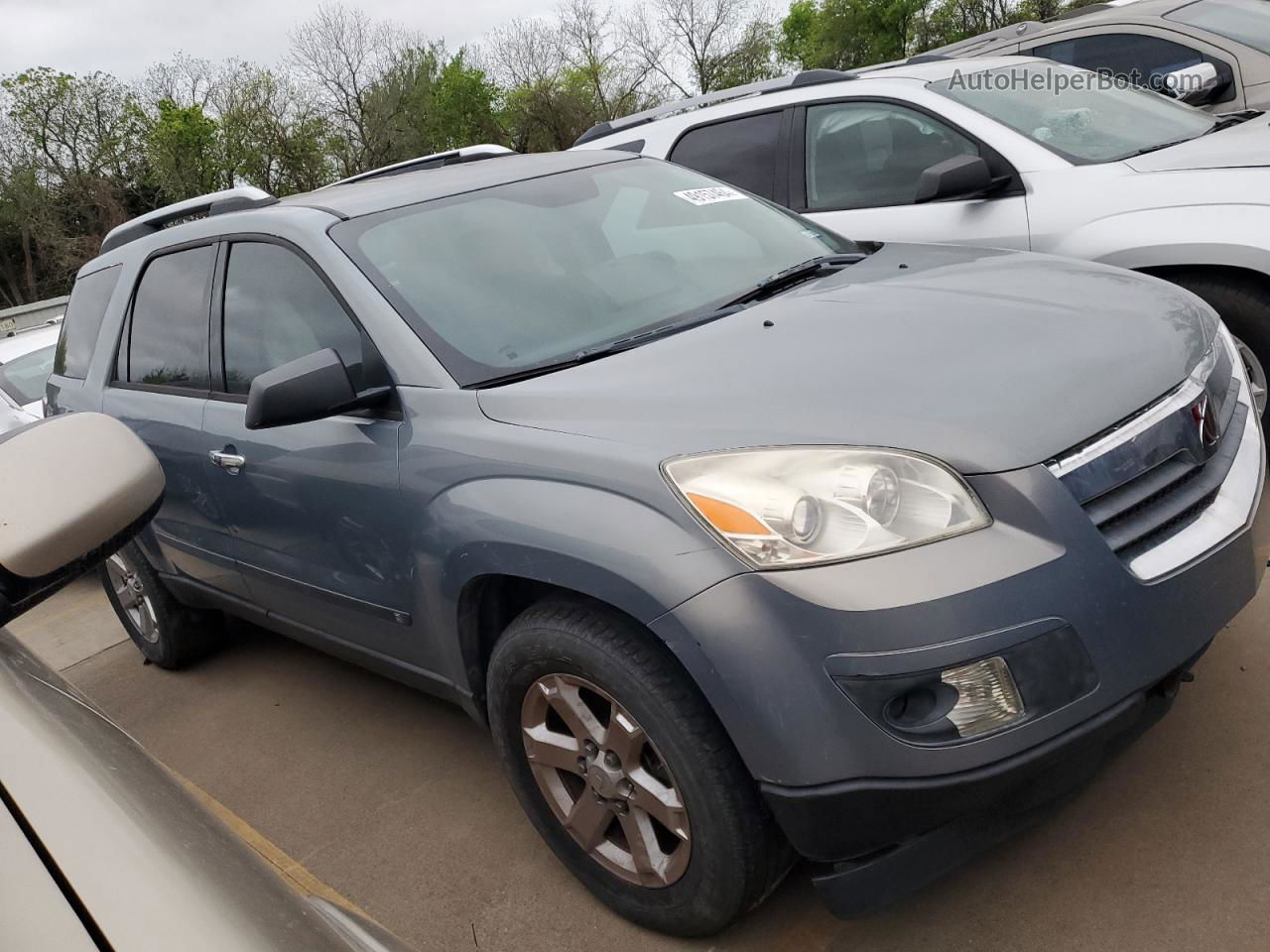 2008 Saturn Outlook Xe Silver vin: 5GZER13758J125431