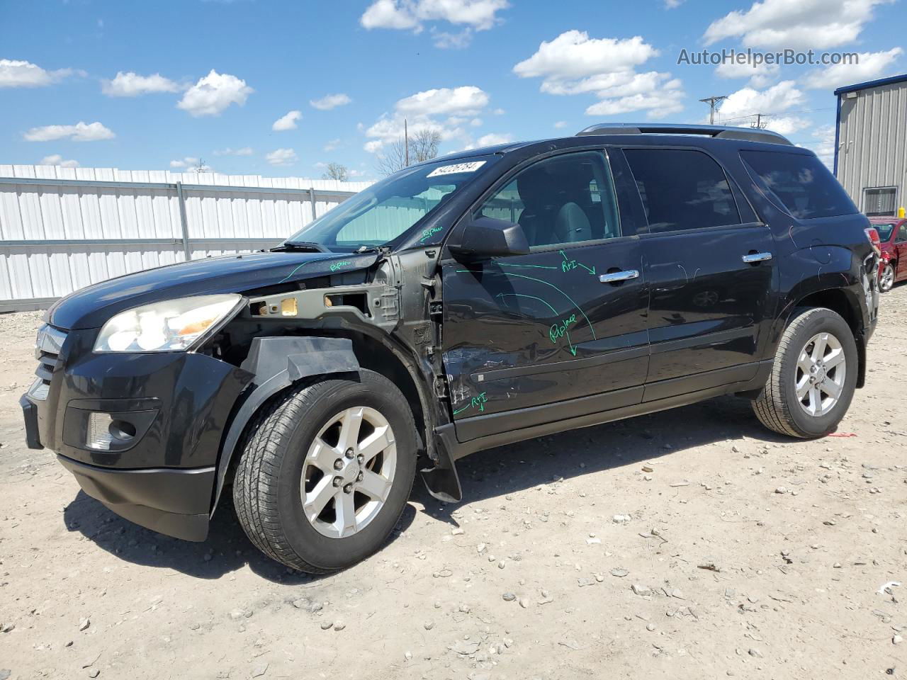 2008 Saturn Outlook Xe Black vin: 5GZER13758J284594