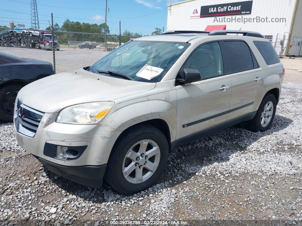 2008 Saturn Outlook Xe Gold vin: 5GZER13768J168241