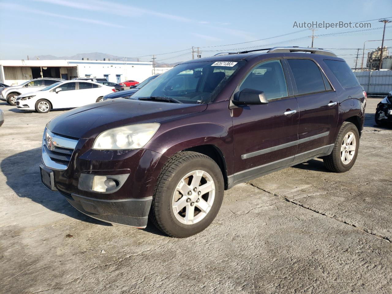 2008 Saturn Outlook Xe Black vin: 5GZER13778J142893