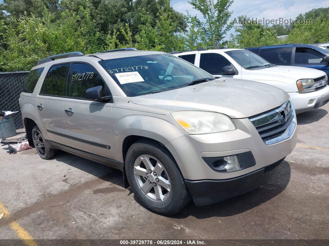 2008 Saturn Outlook Xe Gold vin: 5GZER13778J165753