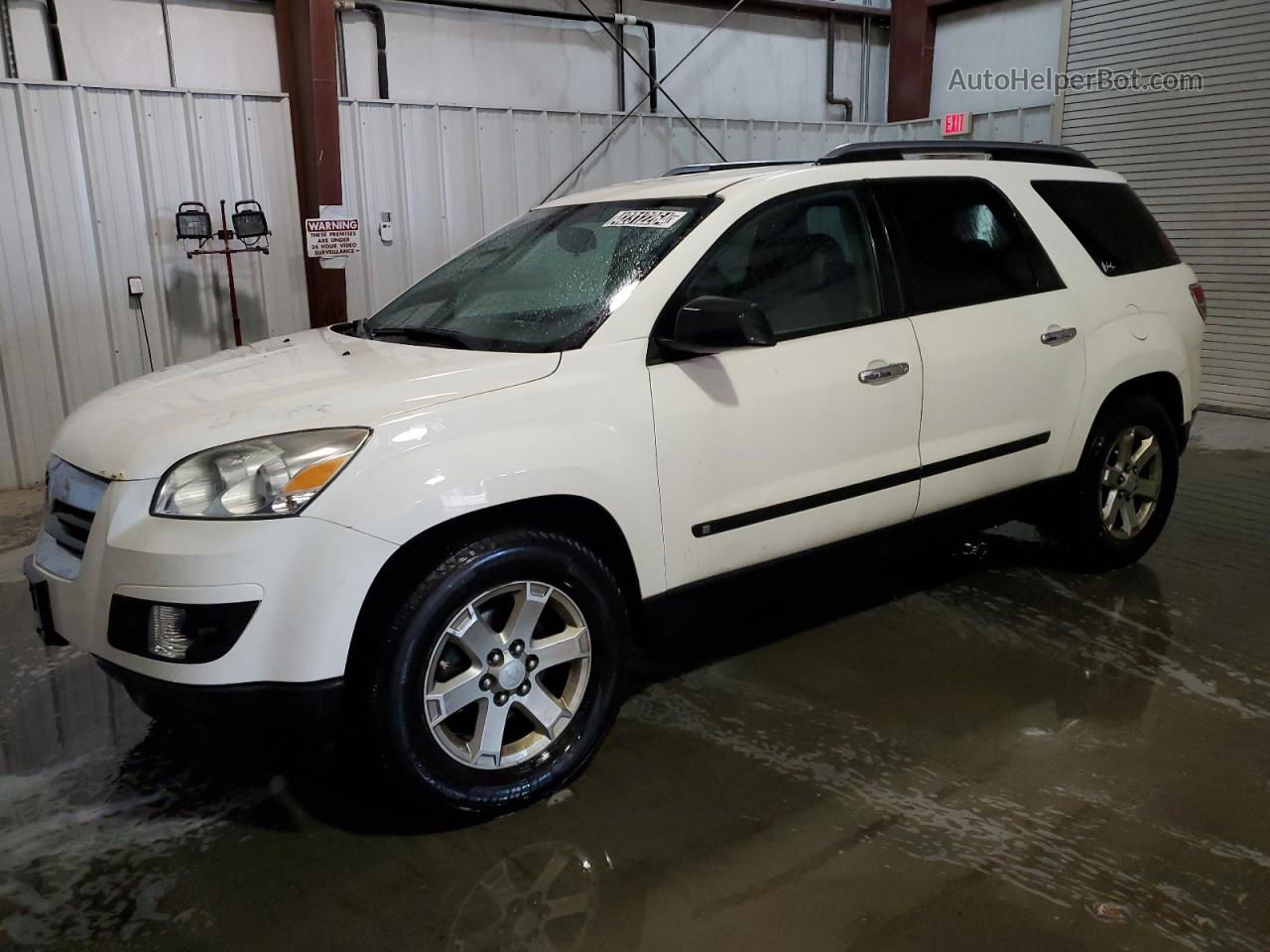 2008 Saturn Outlook Xe White vin: 5GZER13778J183377