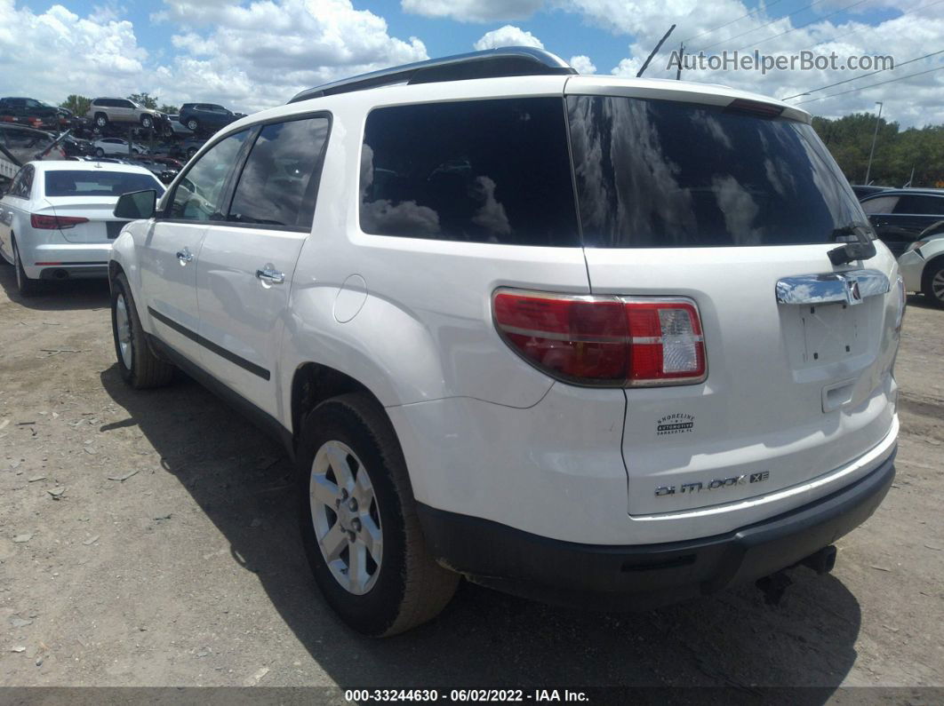 2008 Saturn Outlook Xe White vin: 5GZER13778J230519