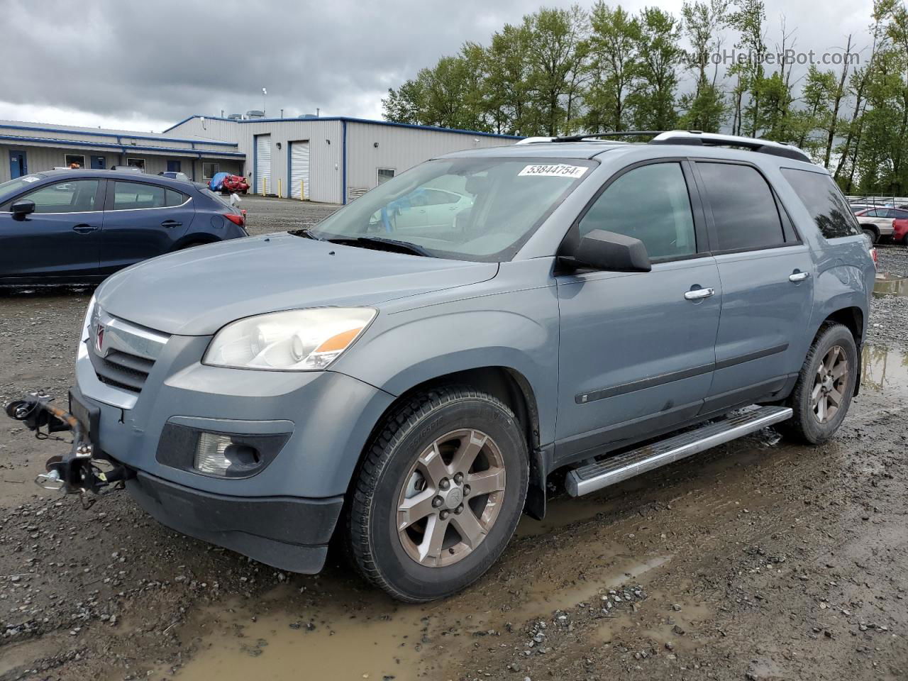 2008 Saturn Outlook Xe Blue vin: 5GZER13788J258278