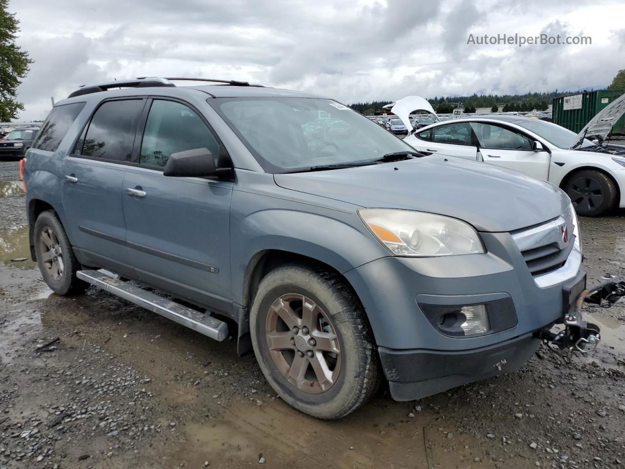 2008 Saturn Outlook Xe Blue vin: 5GZER13788J258278