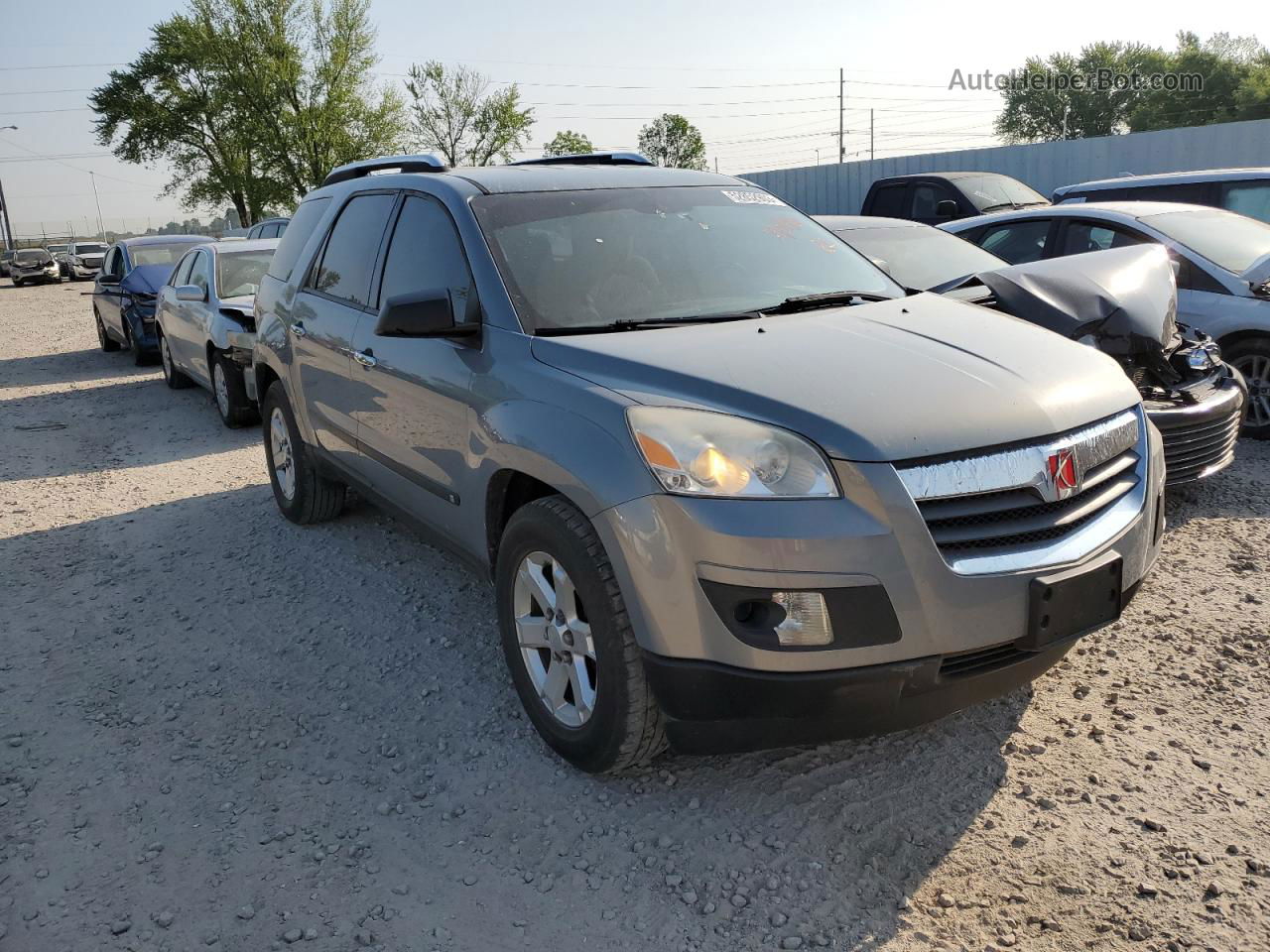 2008 Saturn Outlook Xe Silver vin: 5GZER13788J290146