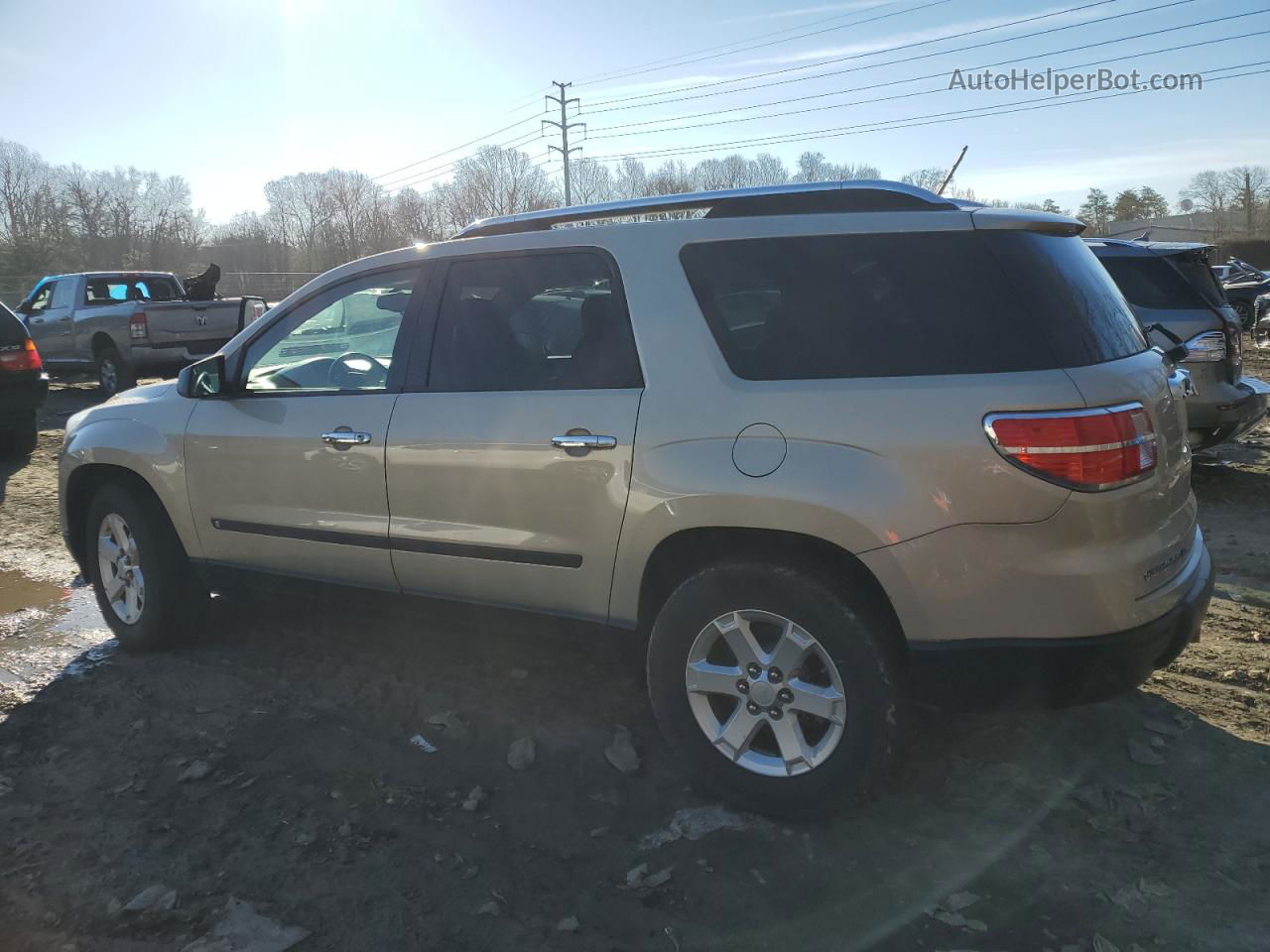 2008 Saturn Outlook Xe Beige vin: 5GZER13798J285943