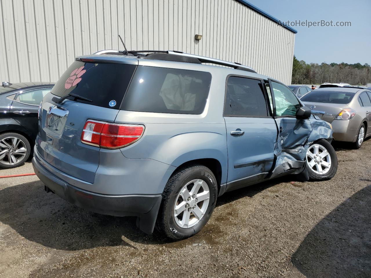 2008 Saturn Outlook Xe Blue vin: 5GZER137X8J159056