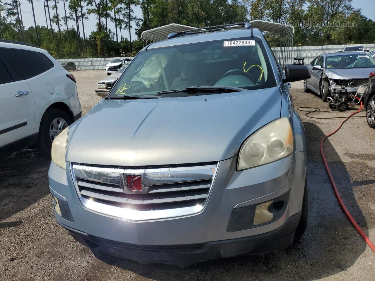 2008 Saturn Outlook Xe Blue vin: 5GZER137X8J159056