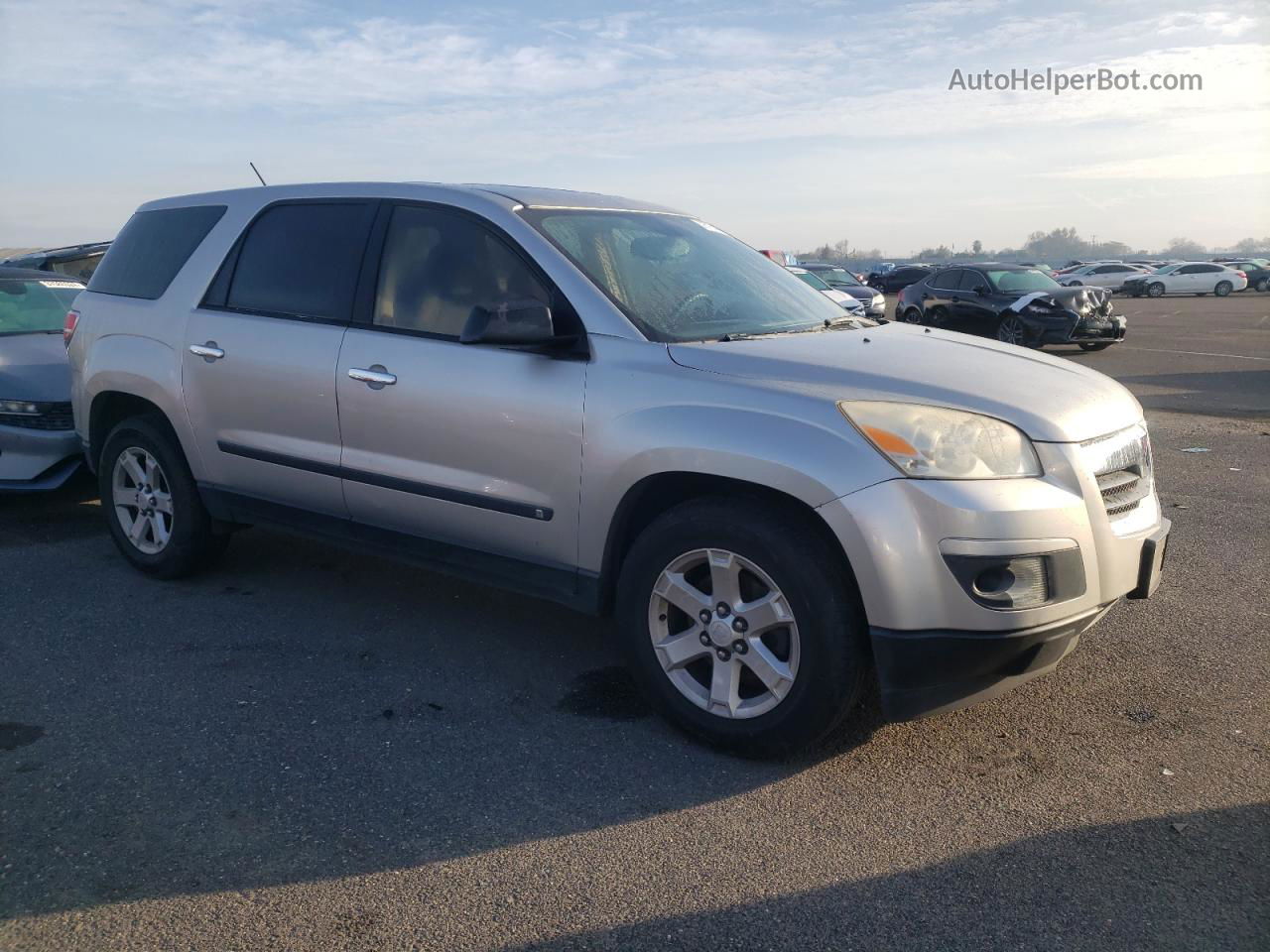 2008 Saturn Outlook Xe Silver vin: 5GZER137X8J232135