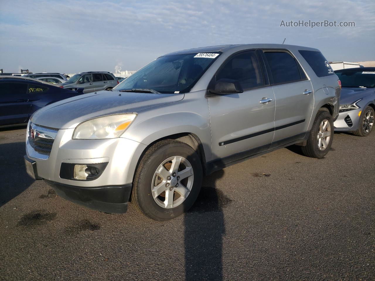 2008 Saturn Outlook Xe Silver vin: 5GZER137X8J232135