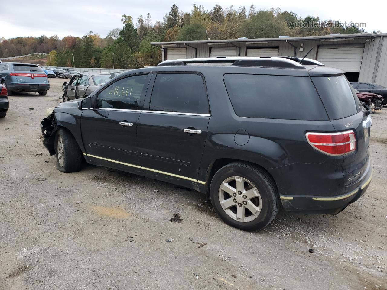 2008 Saturn Outlook Xr Black vin: 5GZER23738J157767