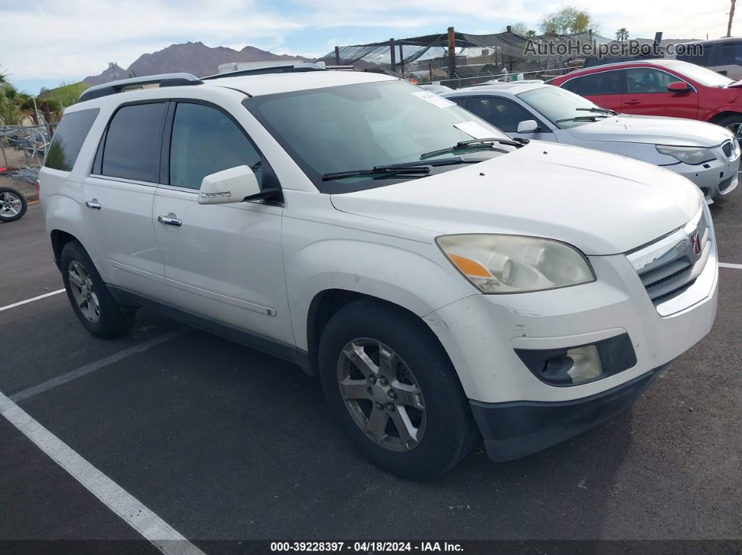 2008 Saturn Outlook Xr White vin: 5GZER23748J160712