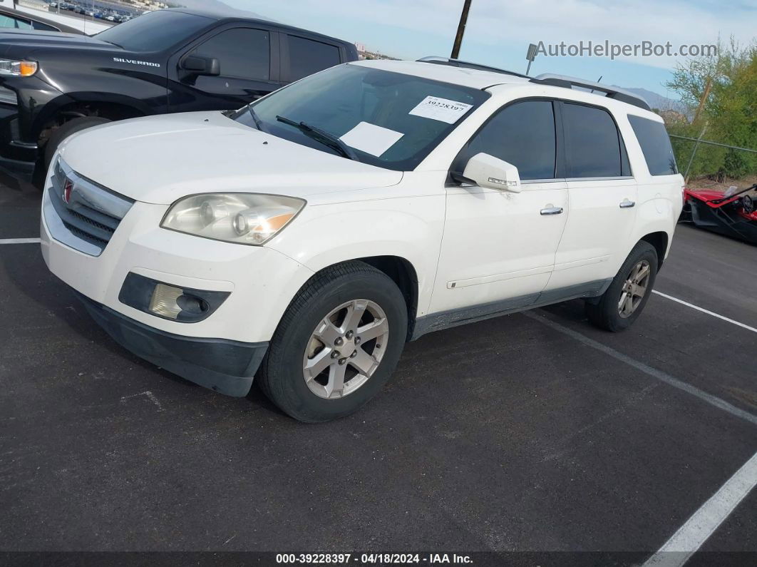 2008 Saturn Outlook Xr White vin: 5GZER23748J160712