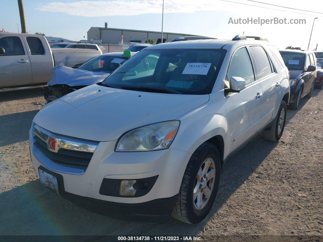 2008 Saturn Outlook Xr White vin: 5GZER23768J157424