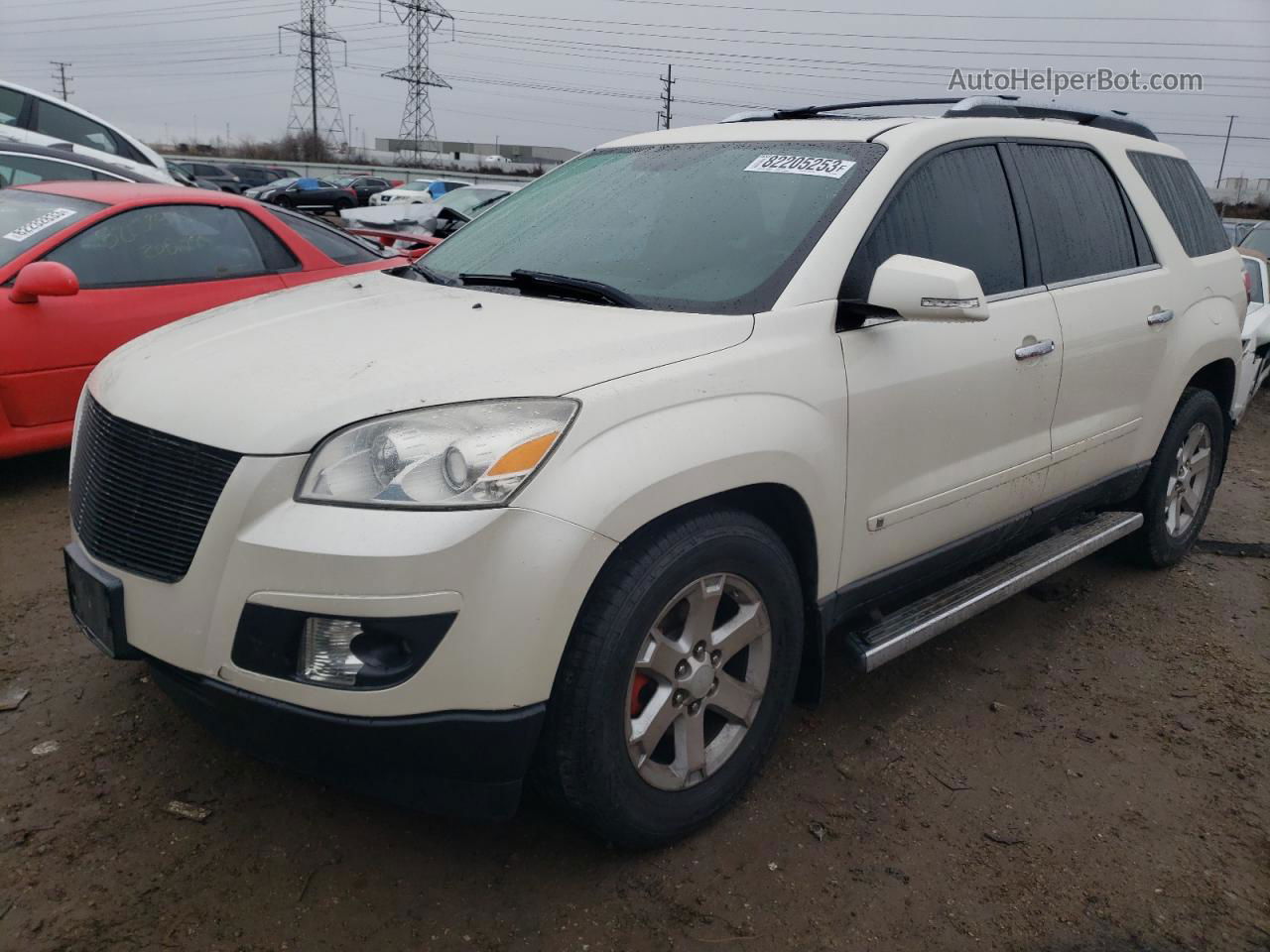 2008 Saturn Outlook Xr White vin: 5GZER23768J257300