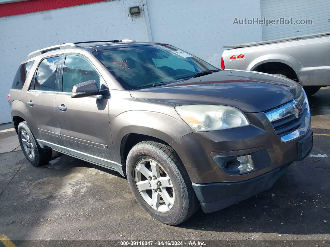 2008 Saturn Outlook Xr Brown vin: 5GZER23798J300883