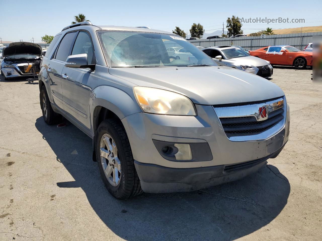 2008 Saturn Outlook Xr Silver vin: 5GZER237X8J205362