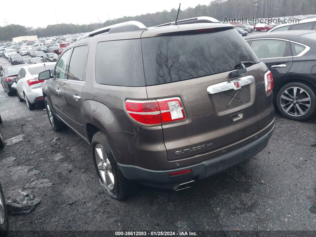 2008 Saturn Outlook Xr Brown vin: 5GZER33748J257429