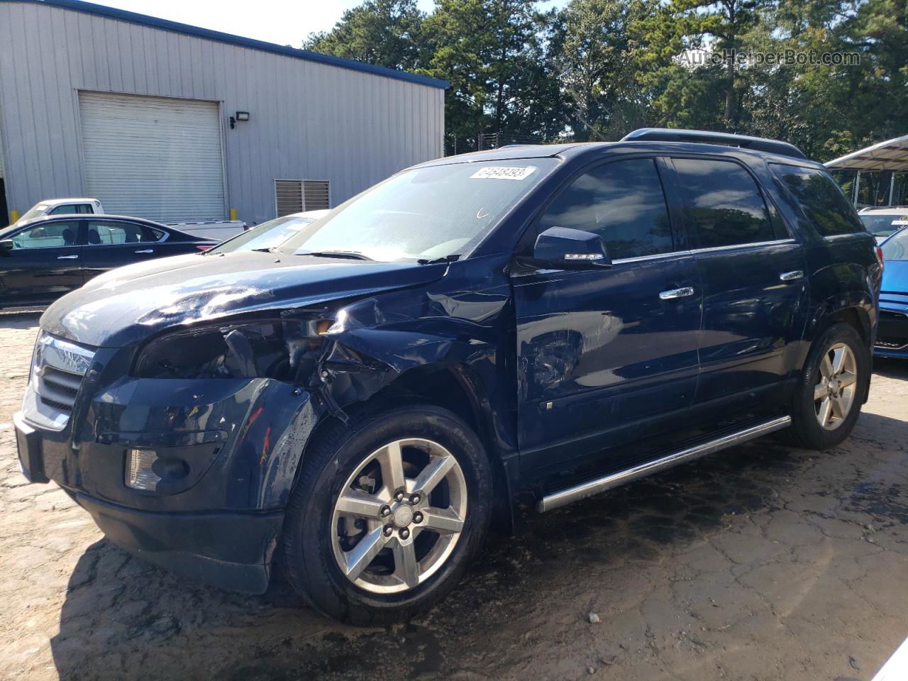 2008 Saturn Outlook Xr Blue vin: 5GZER33758J253826