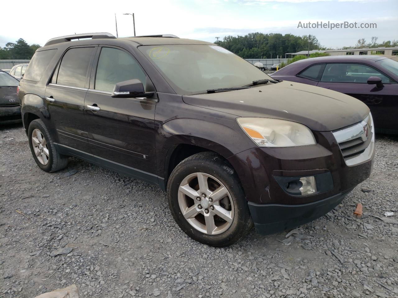 2008 Saturn Outlook Xr Maroon vin: 5GZER33778J189840