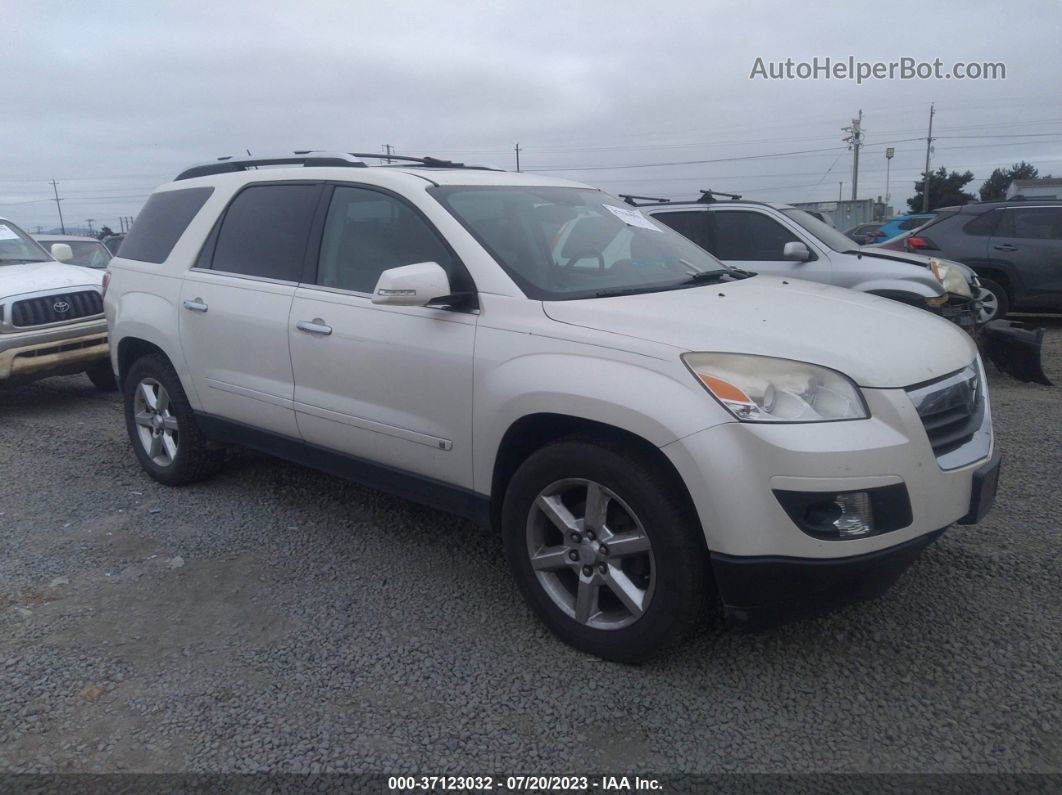 2008 Saturn Outlook Xr White vin: 5GZER33788J263668