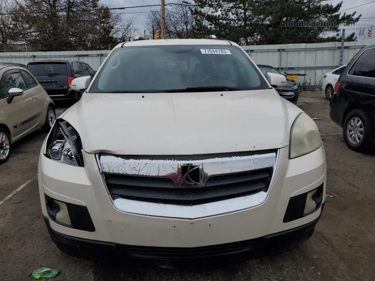 2008 Saturn Outlook Xr White vin: 5GZER337X8J115831