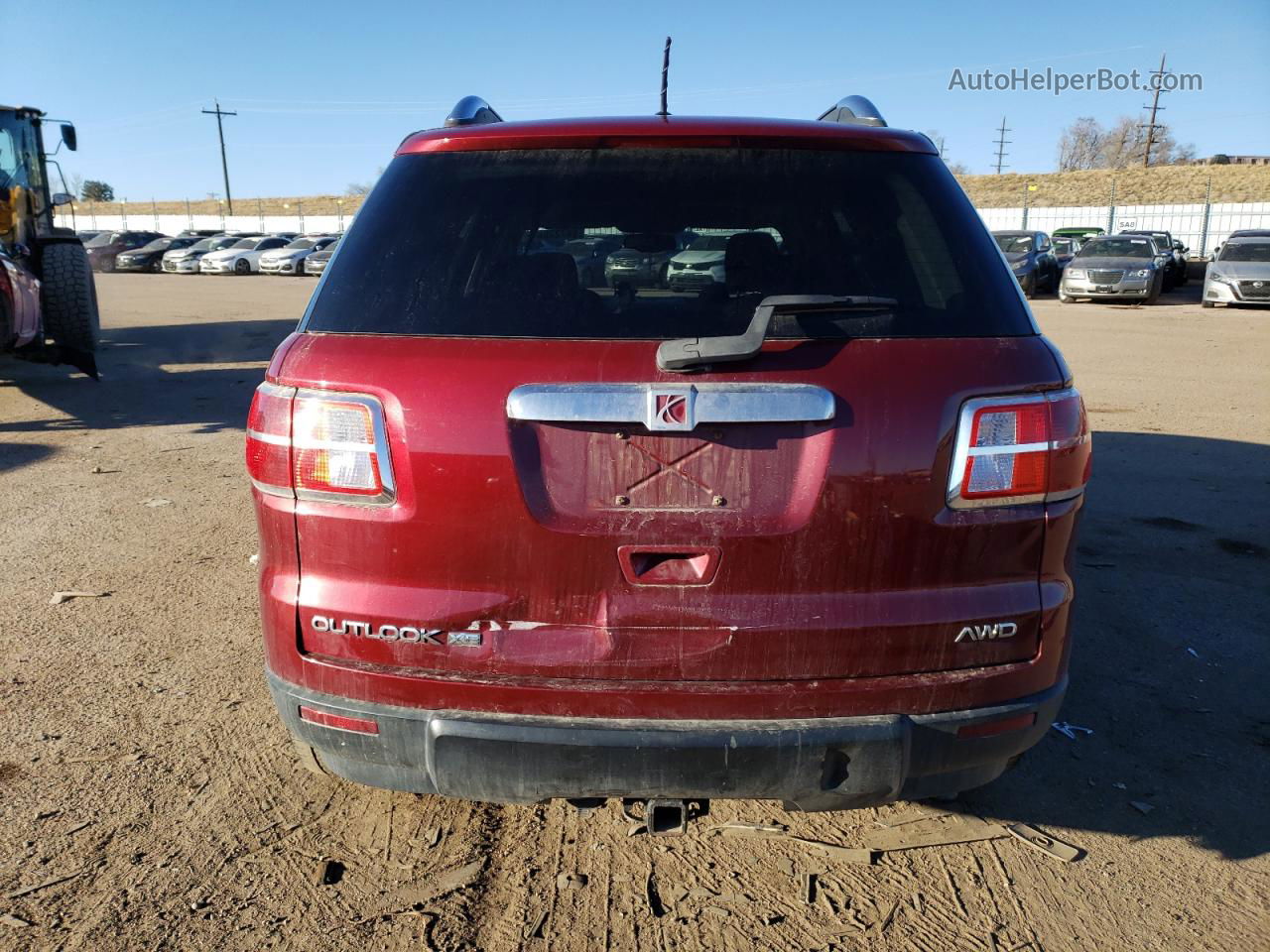 2008 Saturn Outlook Xe Red vin: 5GZEV13718J254729