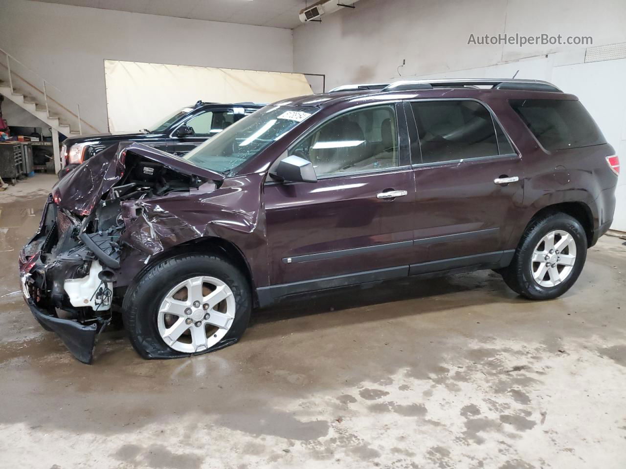 2008 Saturn Outlook Xe Purple vin: 5GZEV13748J301669