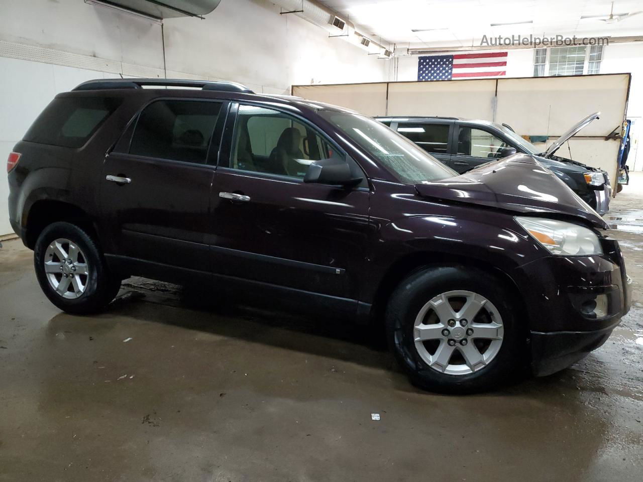 2008 Saturn Outlook Xe Purple vin: 5GZEV13748J301669