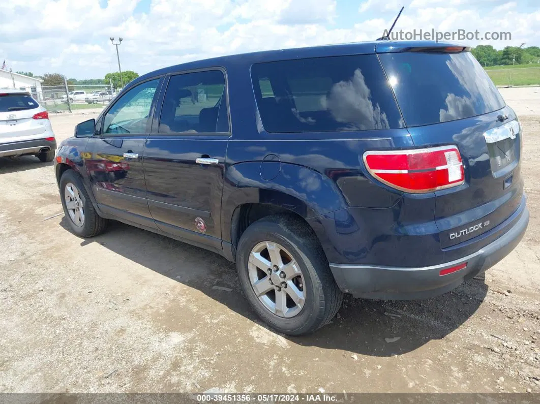 2008 Saturn Outlook Xe Blue vin: 5GZEV13788J121966