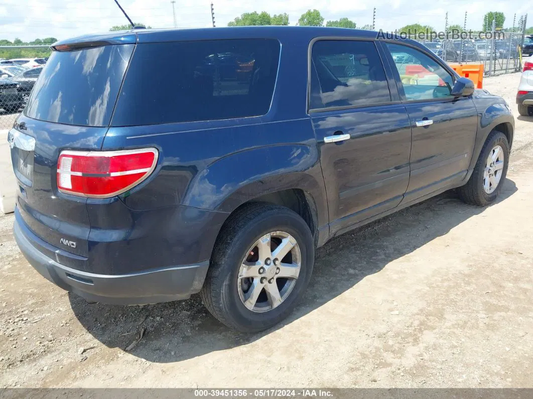 2008 Saturn Outlook Xe Blue vin: 5GZEV13788J121966