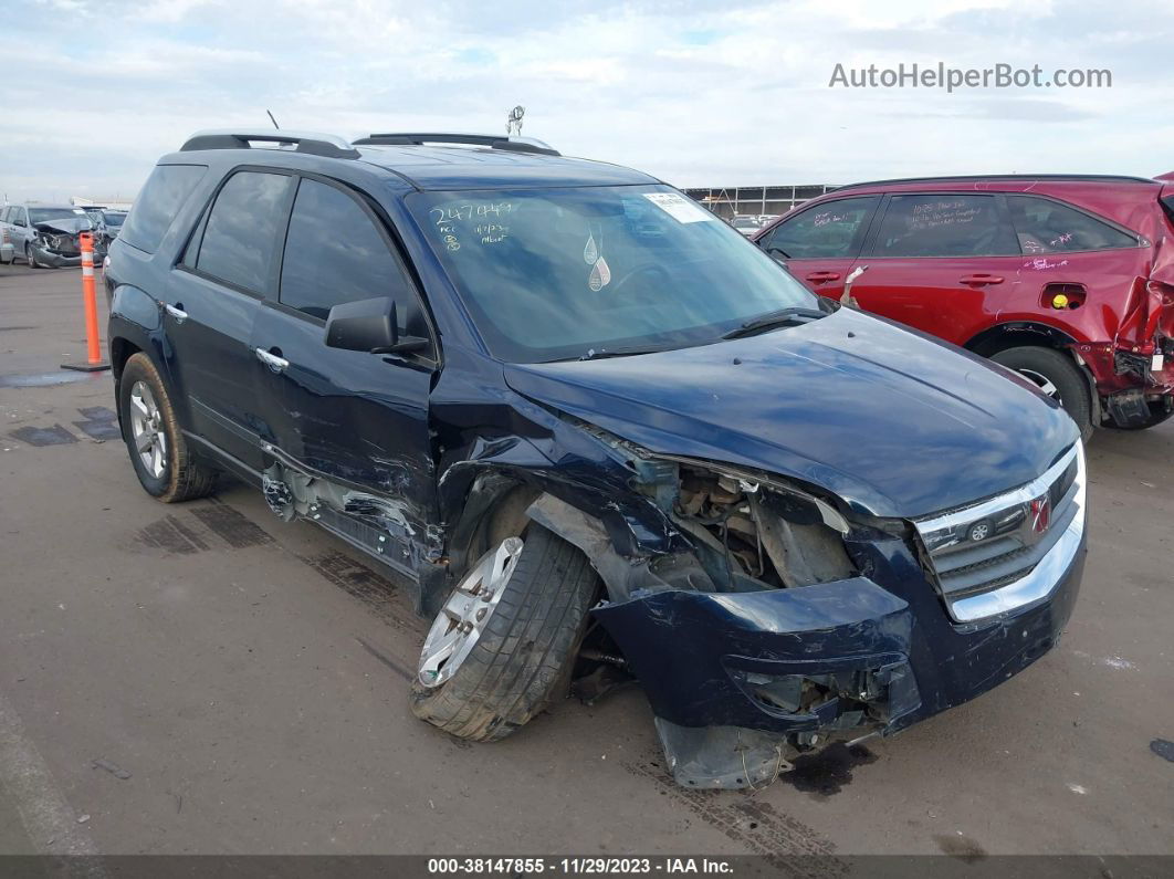 2008 Saturn Outlook Xe Dark Blue vin: 5GZEV13798J274484