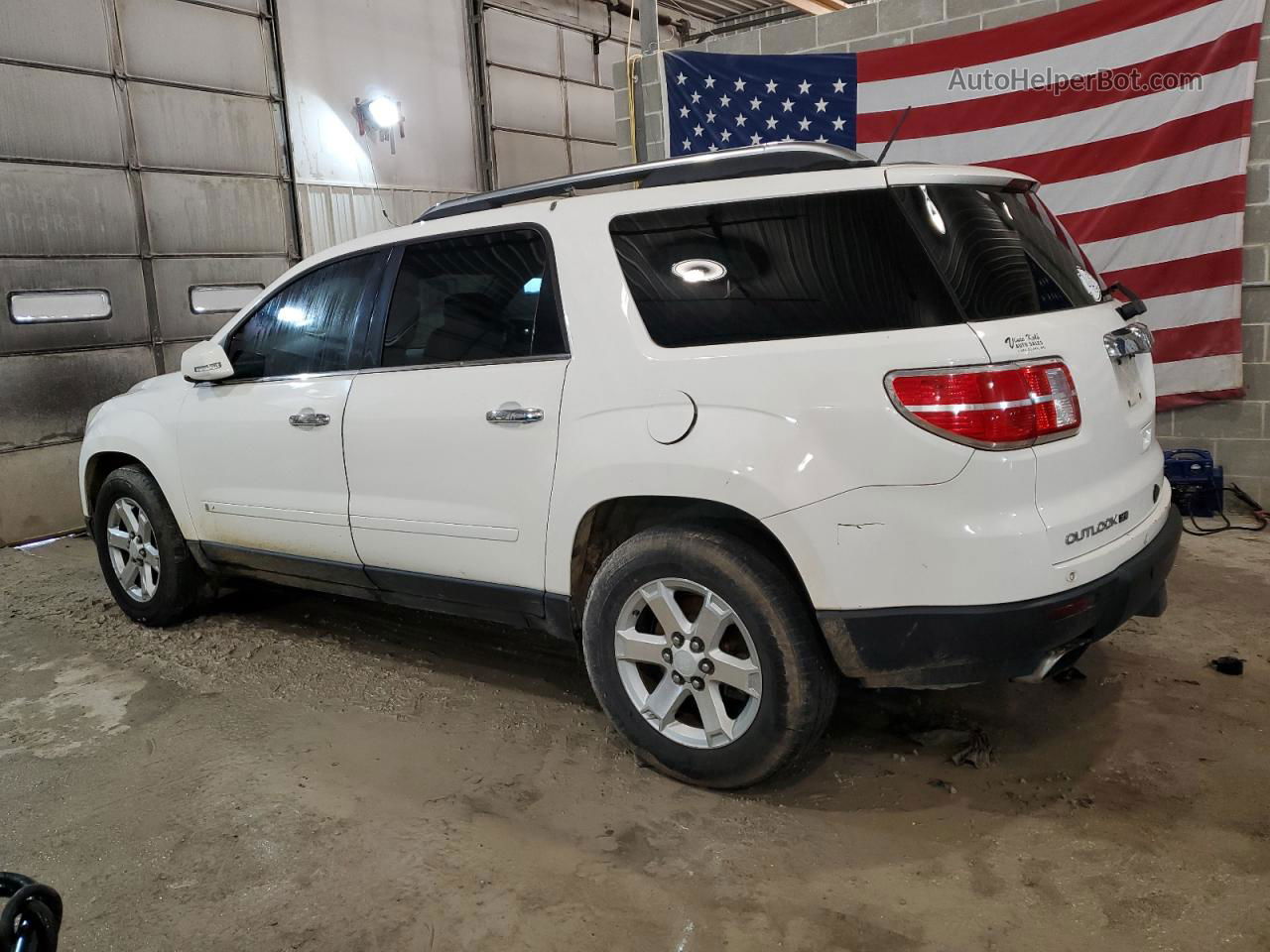 2008 Saturn Outlook Xr White vin: 5GZEV23758J176963