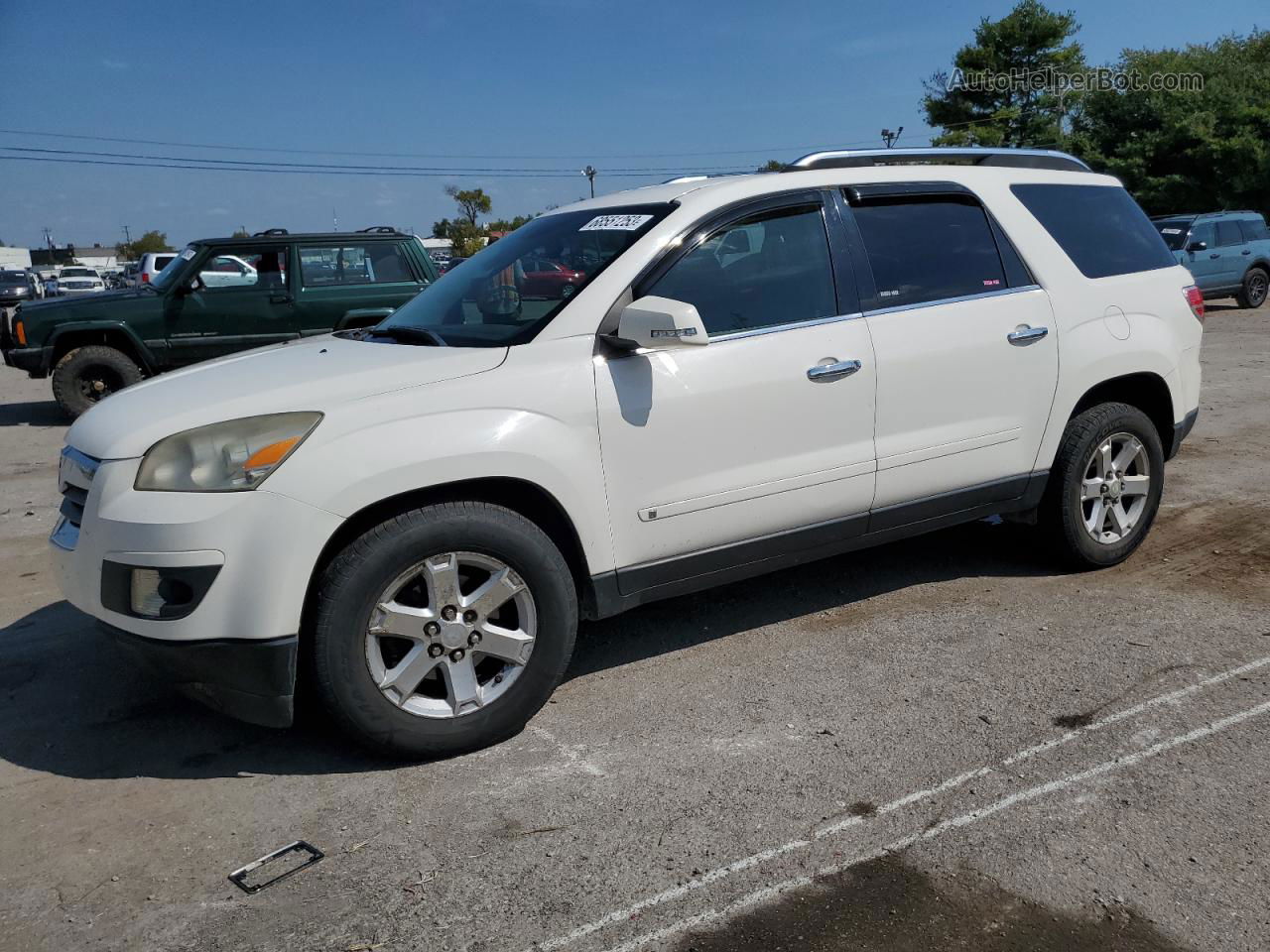 2008 Saturn Outlook Xr White vin: 5GZEV23758J283575