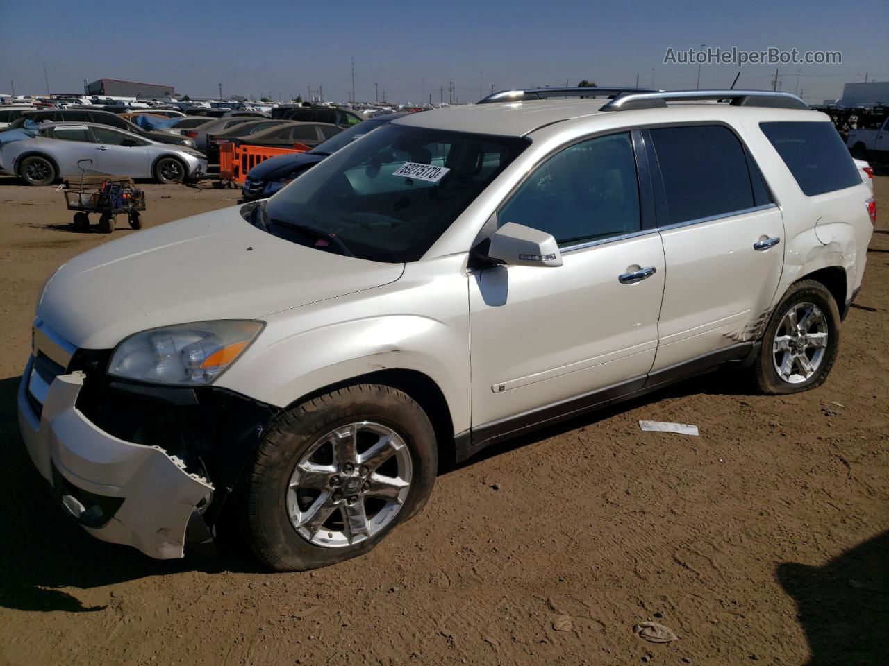 2008 Saturn Outlook Xr White vin: 5GZEV23798J142475