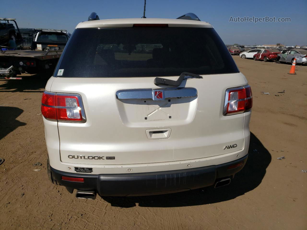 2008 Saturn Outlook Xr White vin: 5GZEV23798J142475