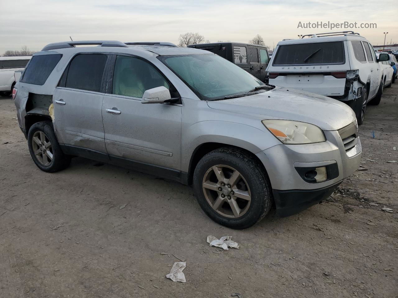 2008 Saturn Outlook Xr Silver vin: 5GZEV33738J141151