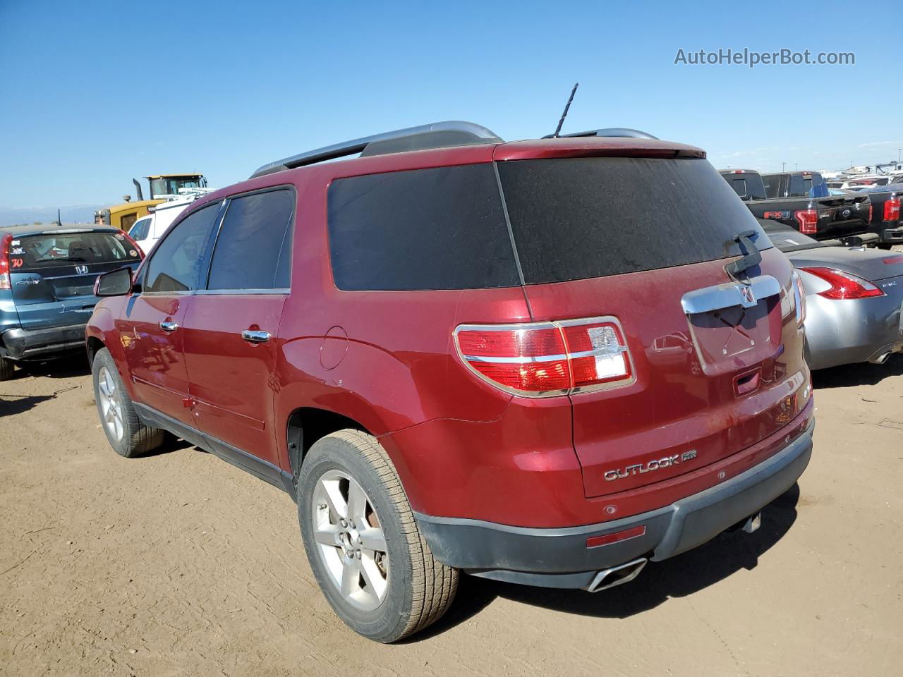 2008 Saturn Outlook Xr Red vin: 5GZEV33748J299305