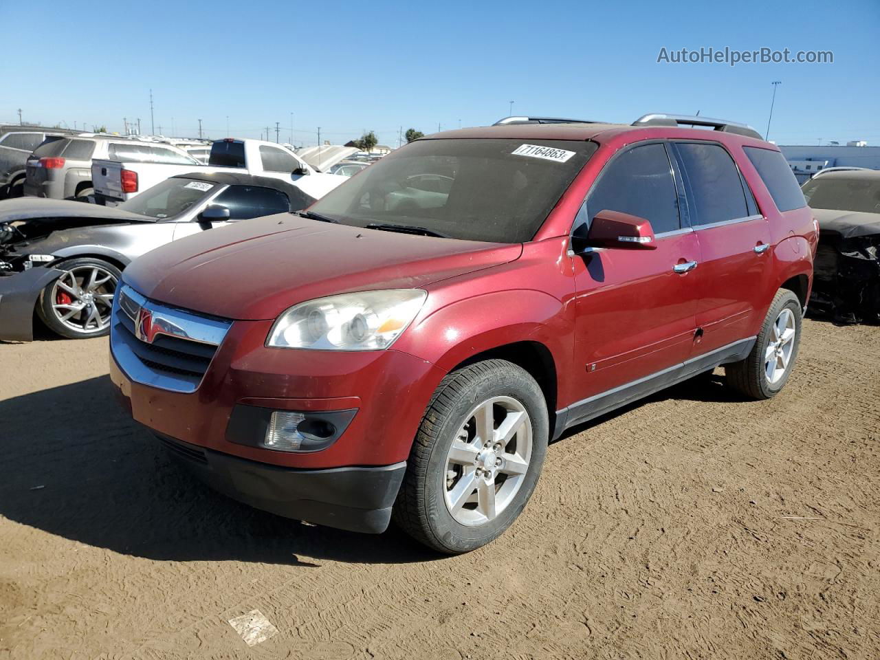 2008 Saturn Outlook Xr Red vin: 5GZEV33748J299305