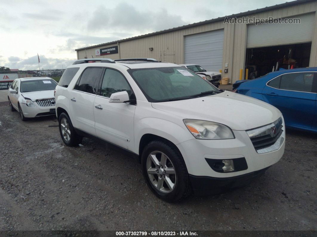 2008 Saturn Outlook Xr White vin: 5GZEV33758J184745