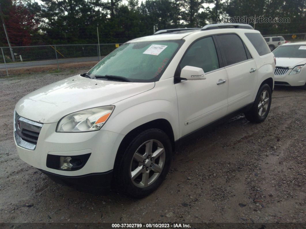 2008 Saturn Outlook Xr White vin: 5GZEV33758J184745